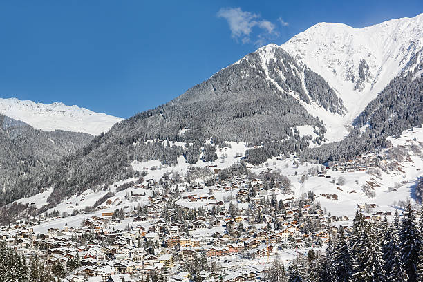 istock Winter view of Davos 506519486
