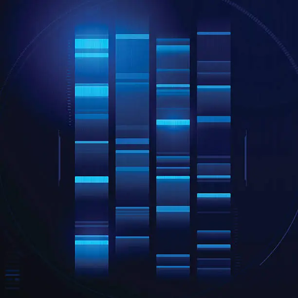 Vector illustration of DNA Abstract