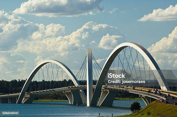 Jk Bridge At Brasilia Brazil Stock Photo - Download Image Now - Brasilia, City, Bridge - Built Structure