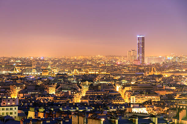 istock Montparnasse night skyline 506543394