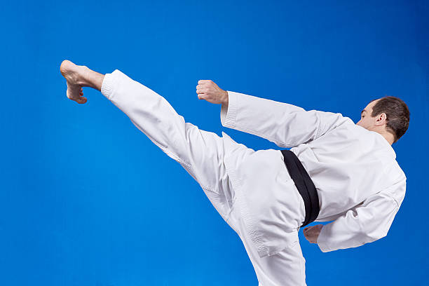 istock On a light background athlete beats kicking 506550342