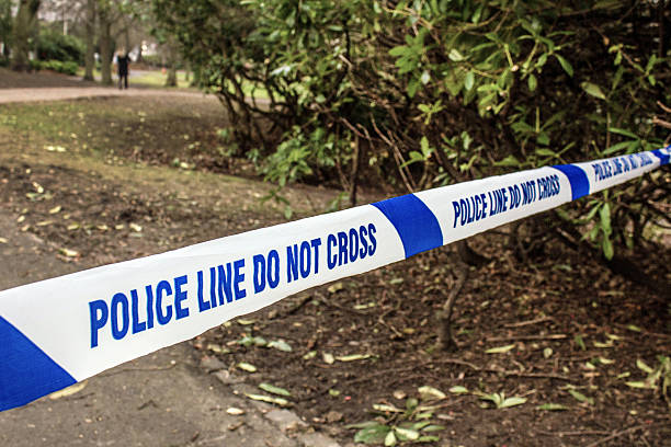 istock Police Tape Evidence 506551692