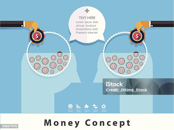 Vetores de O Conceito De Design De Fundo E De Negócios Vetor Dólar Eur e mais imagens de Comercializar