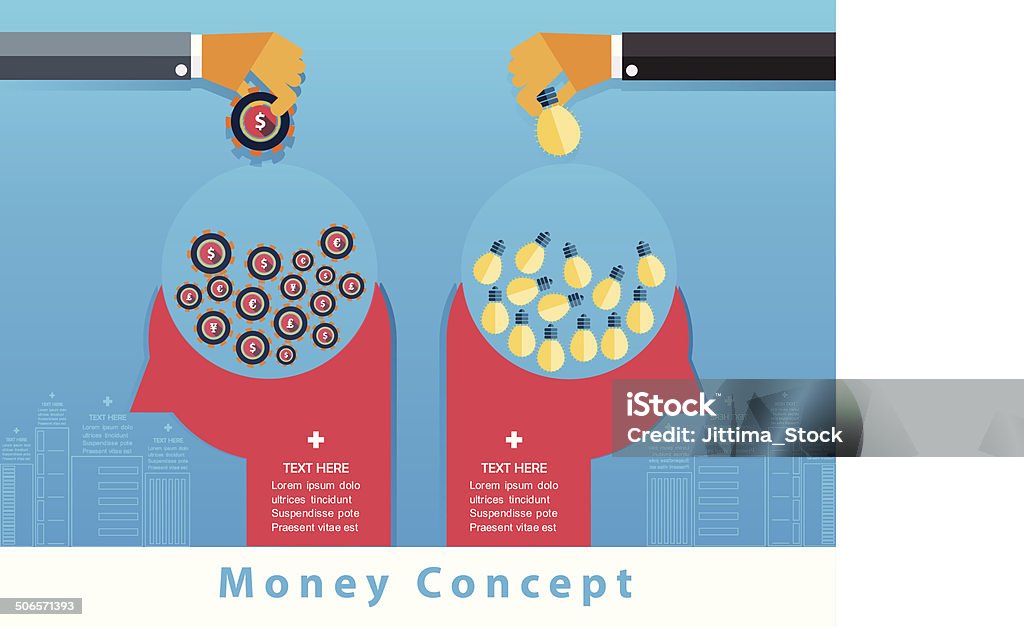 お金のデザイン、ビジネスコンセプトの背景。 ベクトル米ドル、ユーロ - かすみのロイヤリティフリーベクトルアート