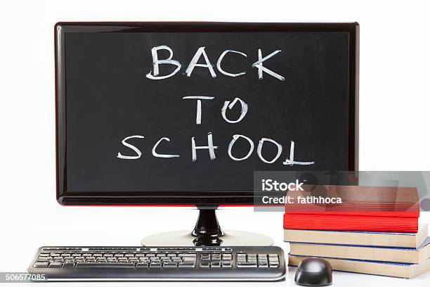 Computer And Education Stock Photo - Download Image Now - Achievement, Back to School, Book