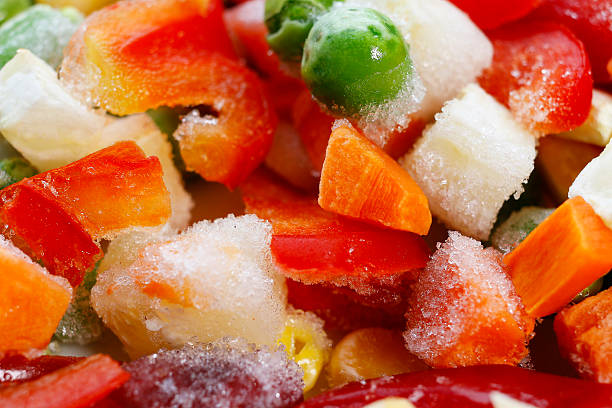 istock Frozen vegetables. Mexican mix. Macro. 6 506583188