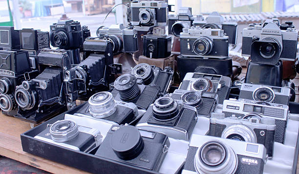 istock Photo cameras from different times 506583456