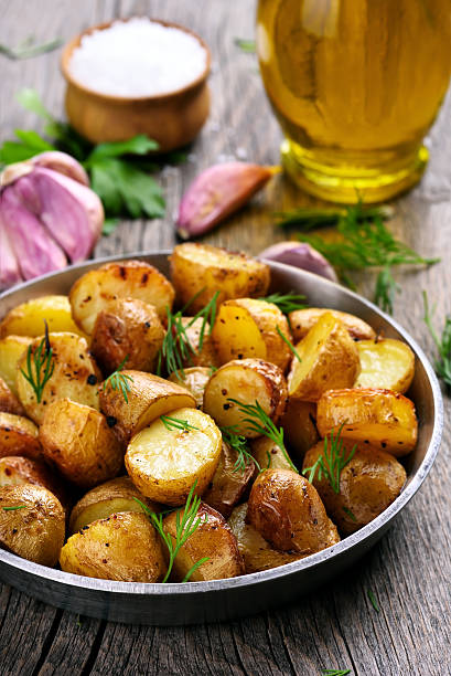 istock Baked potato with dill 506584806