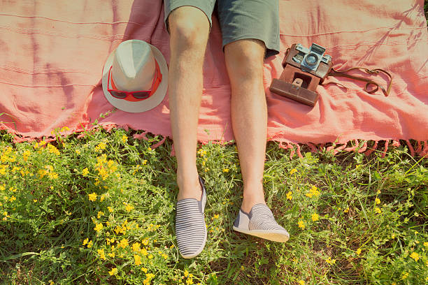 istock Relaxing in a meadow in the summer sun. 506586542