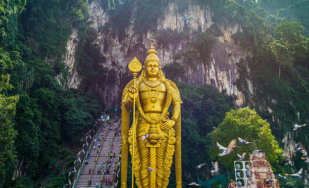 Tallest statue in the world in front of Batu Caves, Murugan statue, Kuala Lumpur