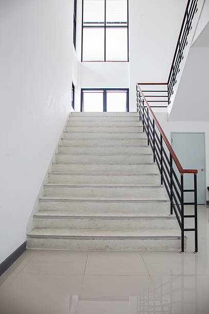 istock Abstract stairs in indoor 506597373
