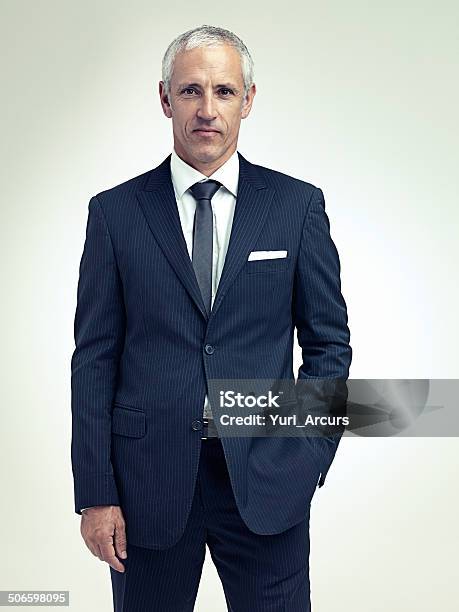 It Suits Him To Be Successful Stock Photo - Download Image Now - Suit, Men, Front View