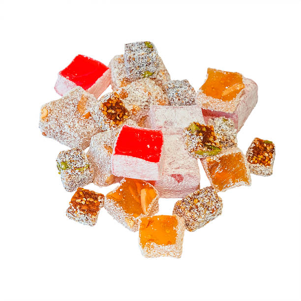 istock Turkish Delight variety isolater 506600394