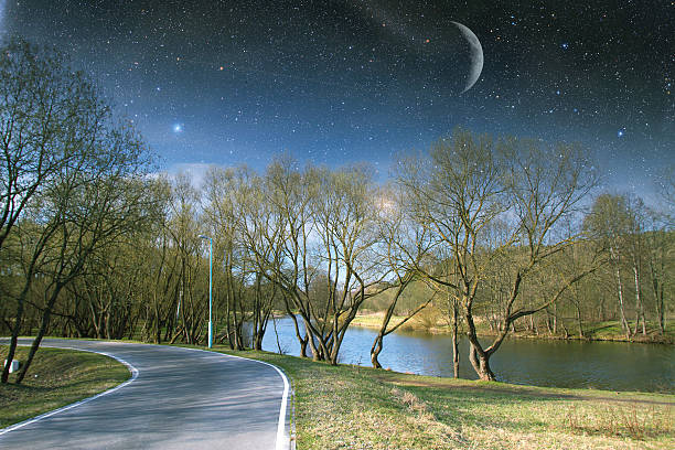 istock spring night. Elements of this image furnished by NASA 506600613