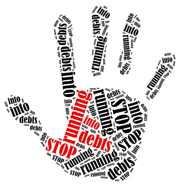 istock Word cloud illustration in shape of hand print showing protest. 506602105