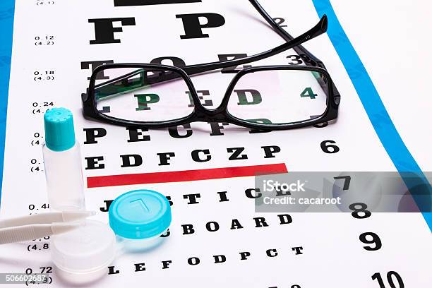 Photo libre de droit de Lunettes De Vue Et Loeil Graphique banque d'images et plus d'images libres de droit de Amélioration - Amélioration, Consultation médicale, Examen de la vision