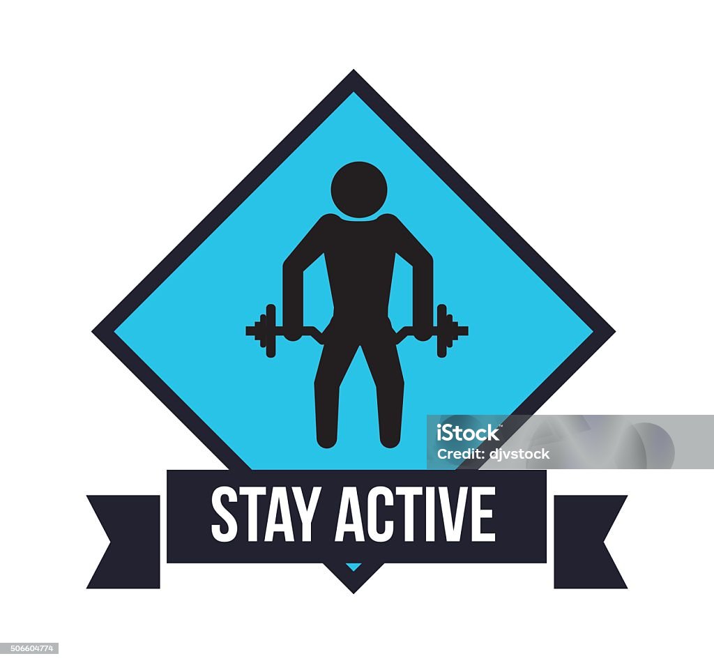 Be Active Add Be Active Graphic Stock Illustration - Download Image Now - Activity ...