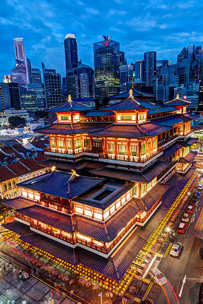 istock Singapore Chinatown and Financial District Skyline 506604858