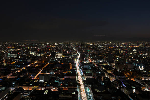 istock Mexico City skyline at night 506607002