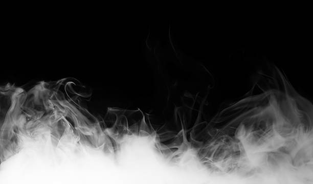 istock steam on the black background 506608330