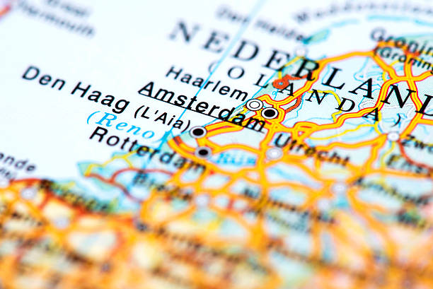istock Map of Amsterdam, Netherland 506610462