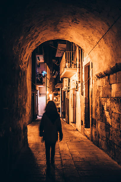 istock Night in old town. Ragusa, Sicily. 506610828