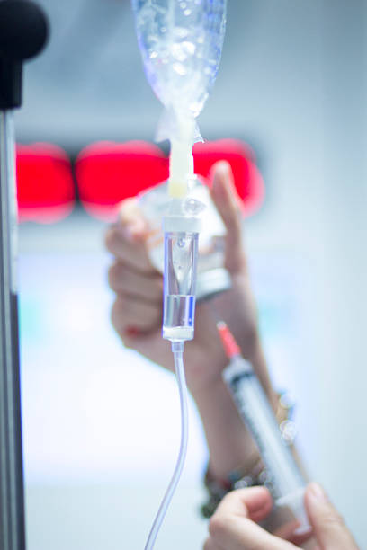 istock Hospital surgery operating room drip 506613108