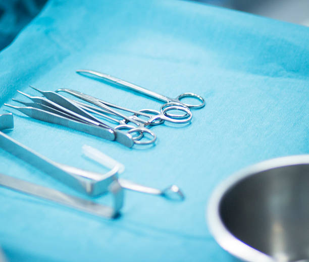 istock Hospital surgery operating room equipment 506613170