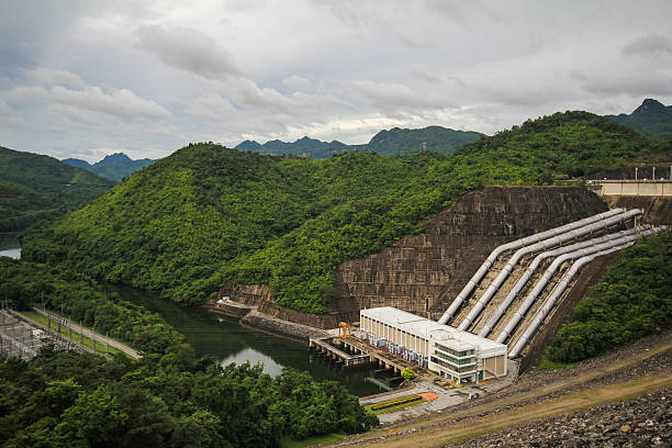 istock Electric power station at the Srinakarin Dam 506614932