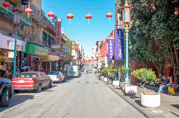 istock Chinatown early morning with traditional Red Lanterns 506614978