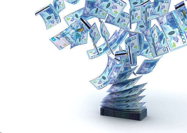 istock Flying Kazakh Tenge 506615046