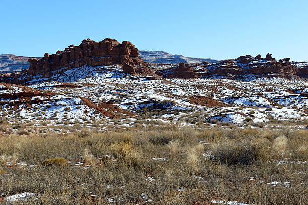 istock Winter Scenery at Mexican Hat in Utah 506616098