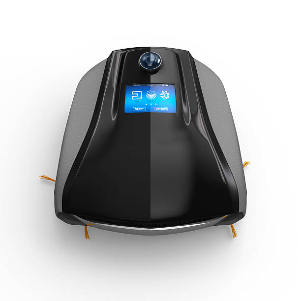 istock Wireless robotic vacuum cleaner isolated on white background 506616966