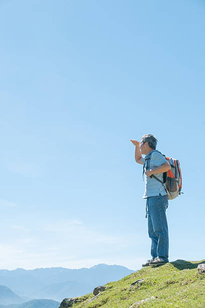 istock Successful senior man mountain hiker 506617522