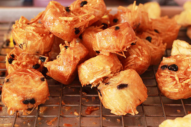istock fried taro - chinese style in the market 506623029