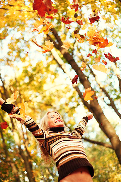 istock autumn woman 506624369