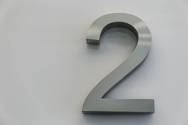 istock Metallic house number 2 506624673