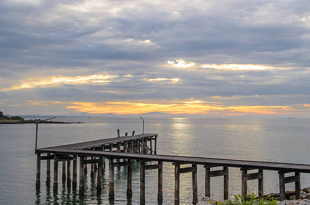 sunrise on Samed Island at Rayong Thailand