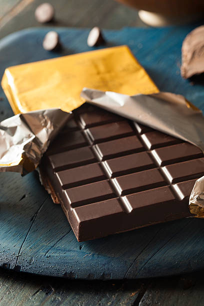 istock Organic Dark Chocolate Candy Bar 506624895