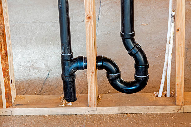 istock New plastick plumbing in construction 506625177