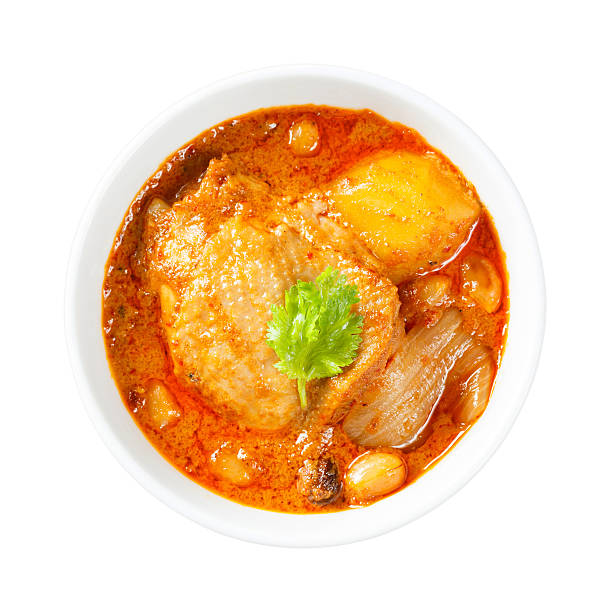 istock Muslim style chicken and potato curry 506625361
