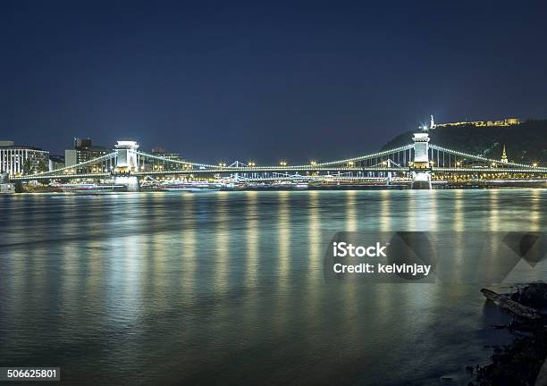Chain Bridge In Budapest Stockfoto und mehr Bilder von Architektur - Architektur, Bauwerk, Brücke