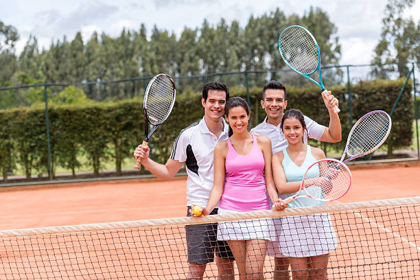 210+ Four Women Playing Tennis Stock Photos, Pictures & Royalty-Free ...