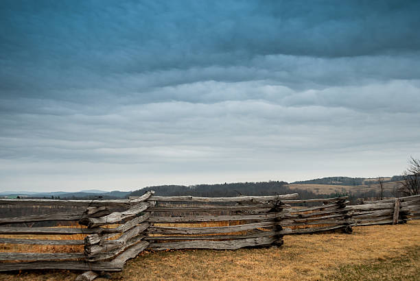 istock Stacked Rail Fence Along Blue Ridge parkway 506627831