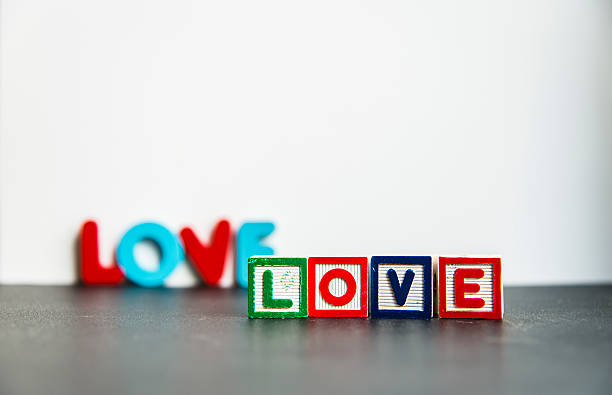 istock Colorful wooden word Love with white background2 506649723