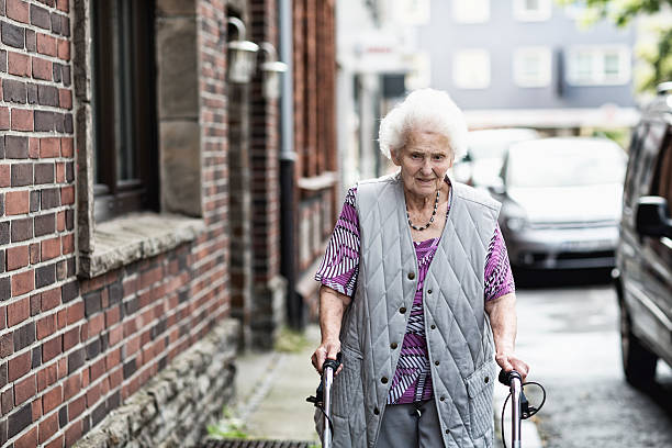 senior woman lonely
