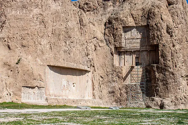 Naqsh-e Rustam, Tomb of Persian Kings in Fars province, Iran