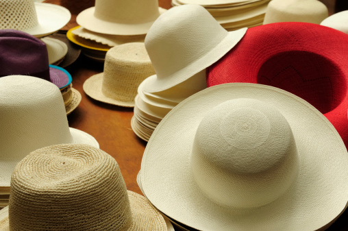 Ecuador - Panama Hats,  is a traditional brimmed hat made in Cuenca