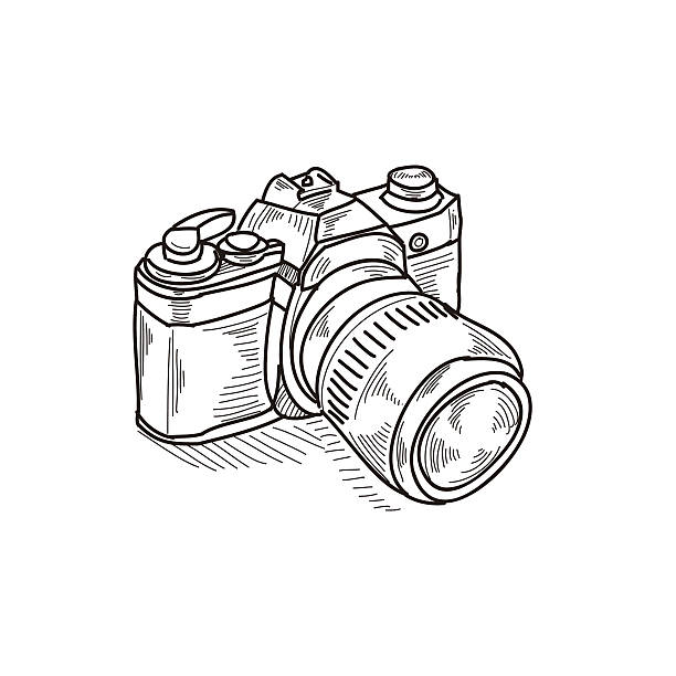 фотоаппарат - ding stock illustrations