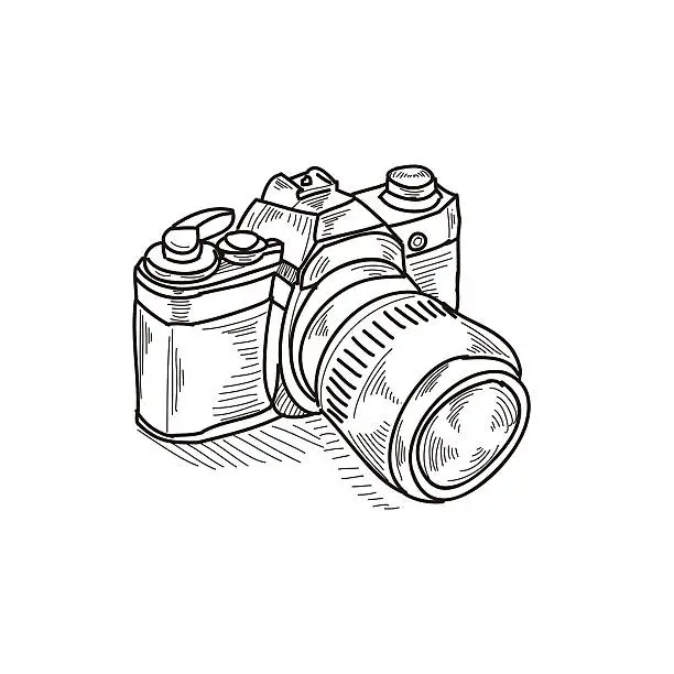 Vector illustration of camera